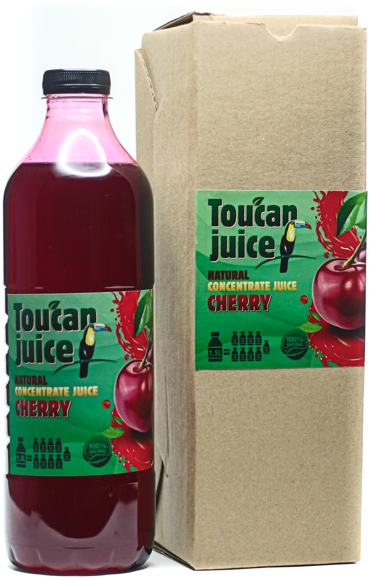 Toucan juice концентрированный сок Вишни 1,5л.
