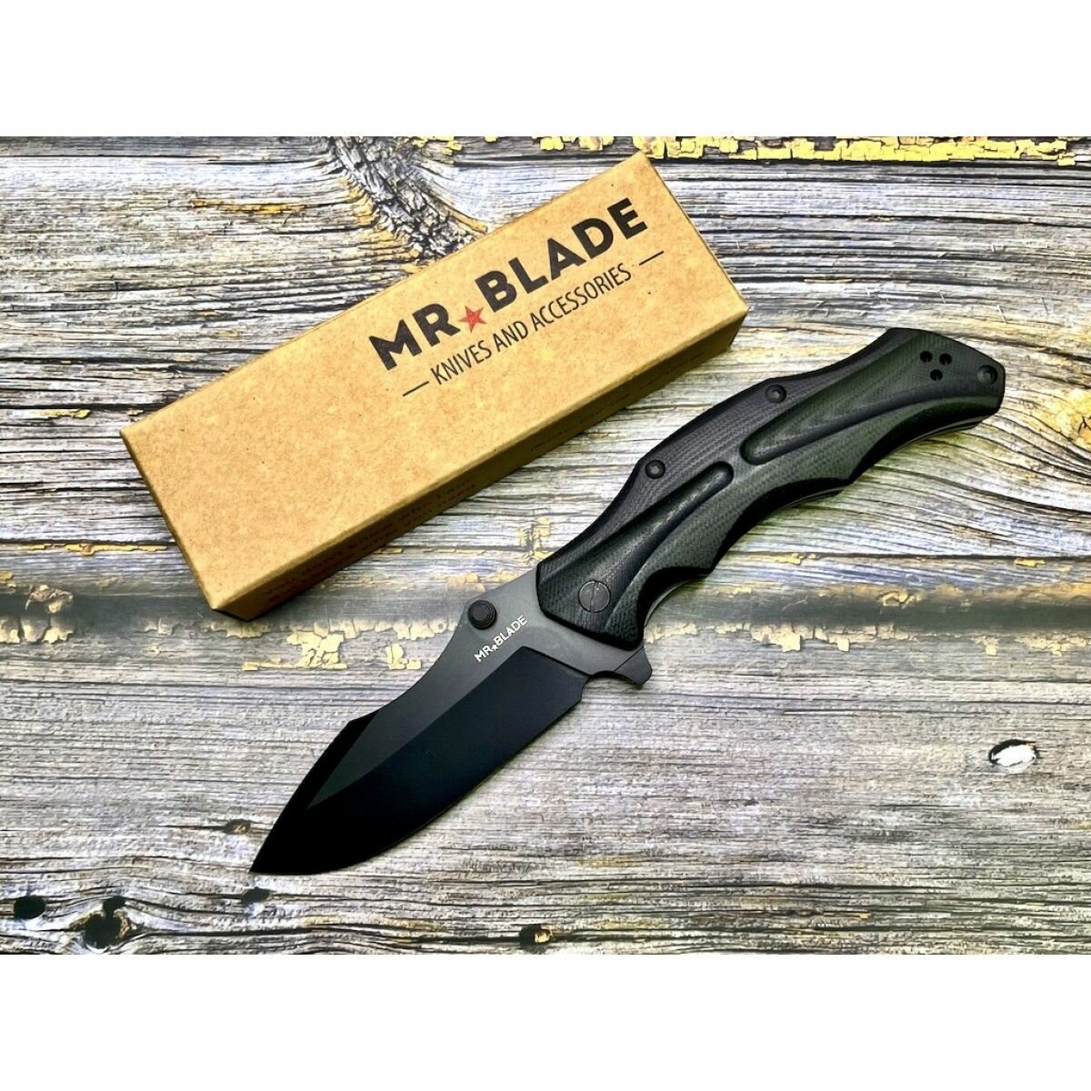 Нож складной Mr. Blade MB046-BK HT-1 Black