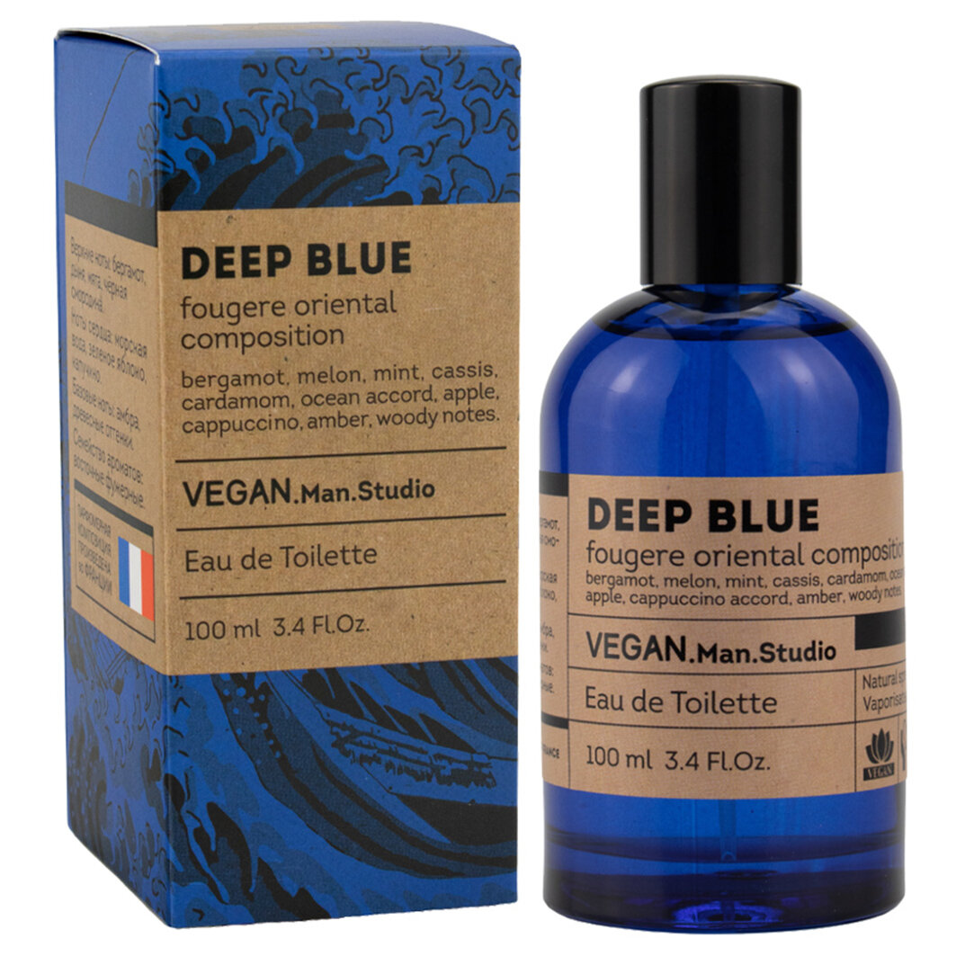 Delta Parfum Туалетная вода мужская Vegan Man Studio Deep Blue 100мл