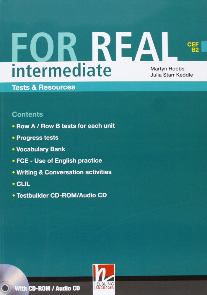 Книга For Real Intermediate Test Resource + CD+CDR - фото №1