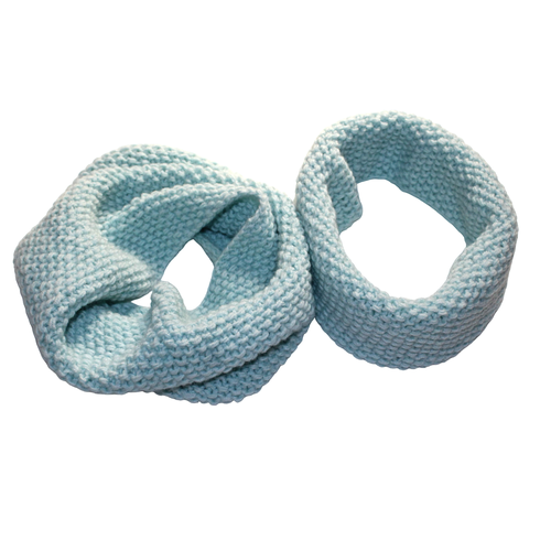 Снуд, голубой, бирюзовый
