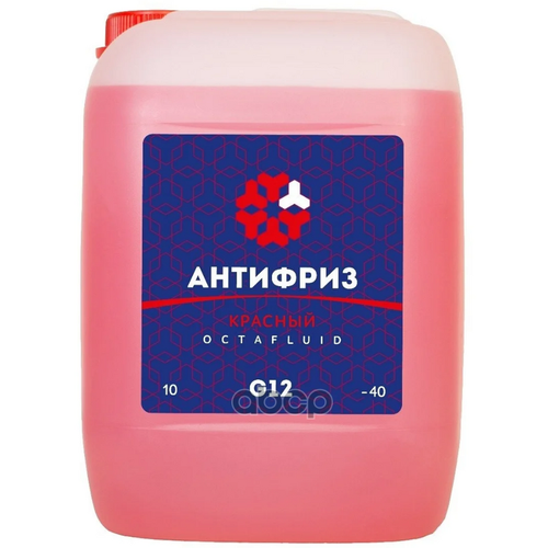 Антифриз Octafluid G12 Red 10 Кг./9,37 Л. OCTAFLUID арт. OC259RD