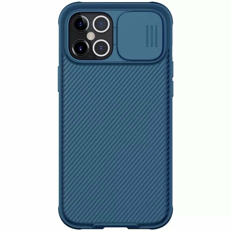Накладка Nillkin Cam Shield Pro пластиковая для iPhone 12 Pro Max Blue (синяя)