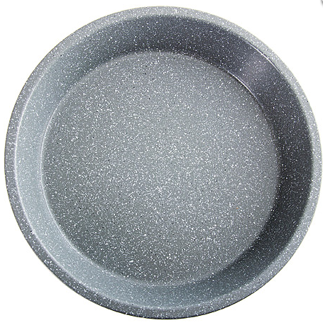 фото Форма для запекания , противень 28 х 4,8см углеродистая сталь с мраморным покрытием круглая