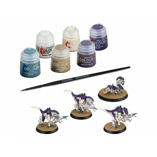 фото Набор красок и миниатюр для настольной игры games workshop warhammer 40000: tyranids - termagants & ripper swarm + paint set 60-13