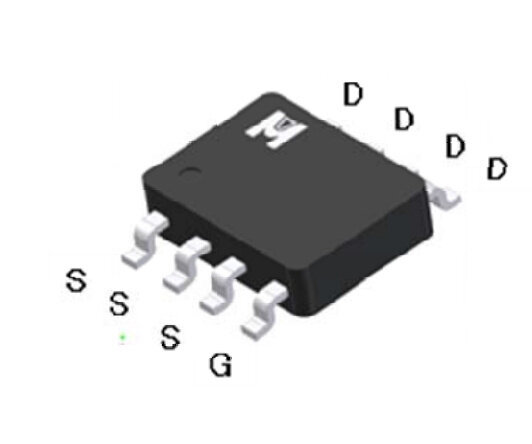 Микросхема EMB14P03G P-Channel MOSFET 30V 12A SOT8