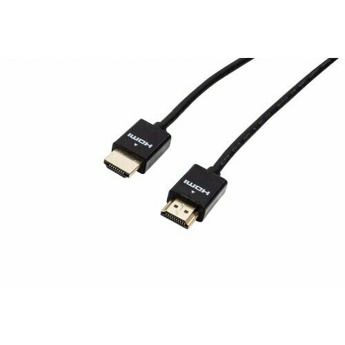 Кабель HDMI Filum FL-CProSL-HM-HM-2M 2 м, slim, ver.2.0b, медь, черный, разъемы: HDMI A male-HDMI A male, пакет. кабель hdmi at5941 ver 2 0 красно золотой м м 2 метра