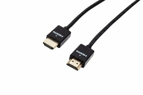 Кабель HDMI Filum FL-CProSL-HM-HM-1M 1 м, slim, ver.2.0b, медь, черный, разъемы: HDMI A male-HDMI A male, пакет.