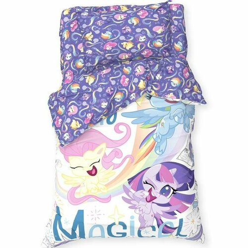 Hasbro Постельное бельё 1,5 сп Magical My Little Pony 143*215 см, 150*214 см, 50*70 см -1 шт