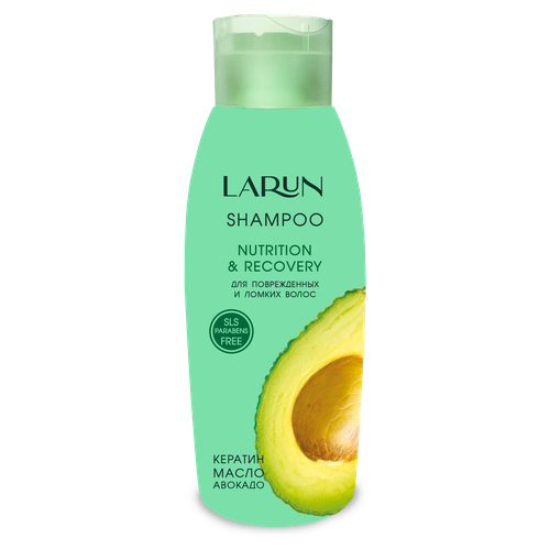 Шампунь для поврежденных волос Larun Nutrition & Recovery, 500мл