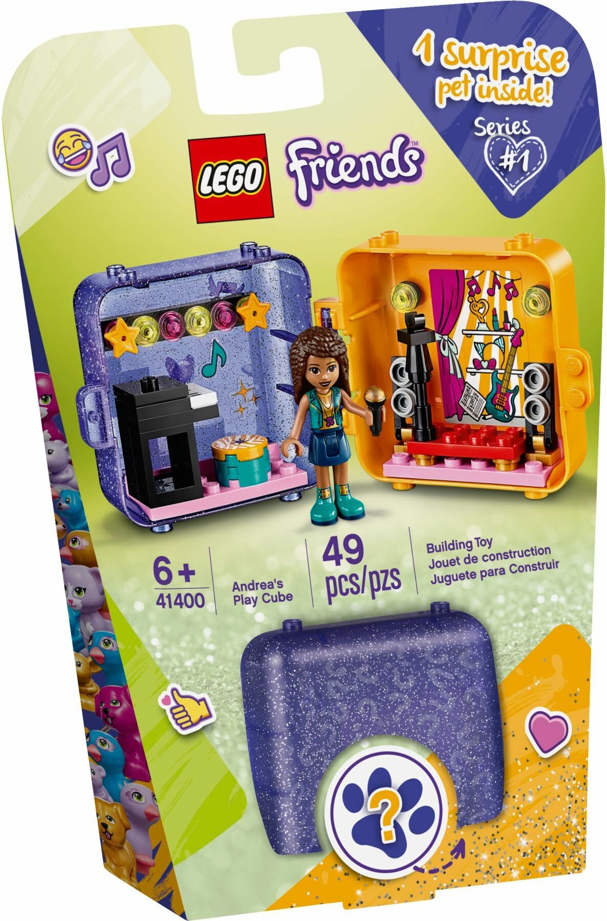 Конструктор LEGO Friends 41400 Игровая шкатулка Андреа, 49 дет.