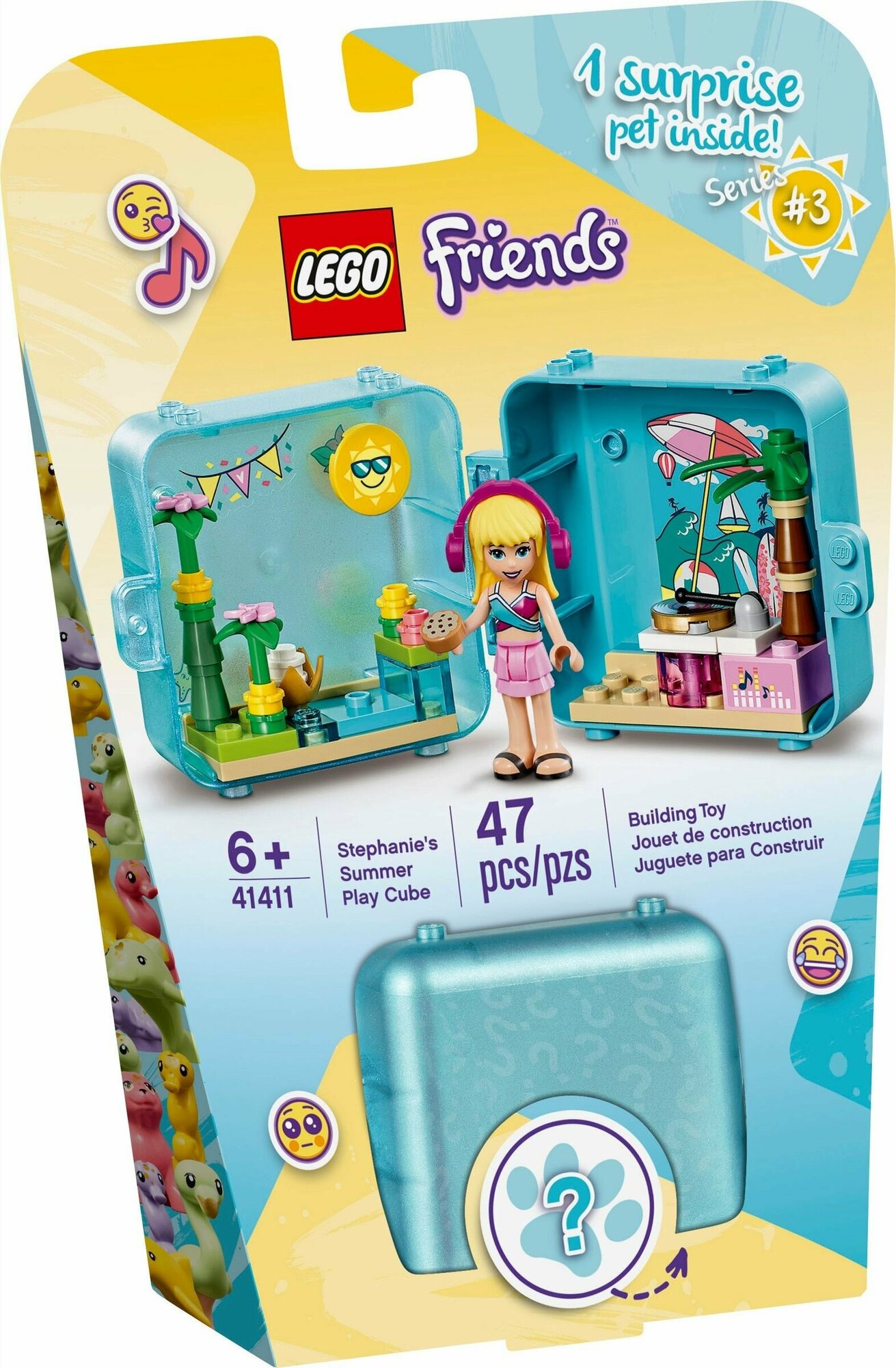 Конструктор LEGO Friends 41411 Летняя игровая шкатулка Стефани, 47 дет.