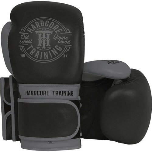 Боксерские перчатки Hardcore Training Premium Black/Gray