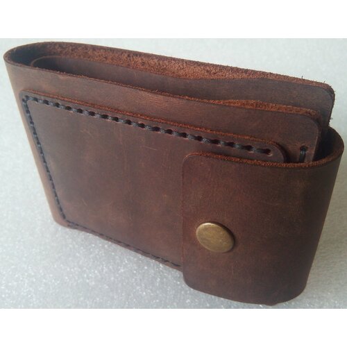 Портмоне фактура матовая коричневый 3200₽