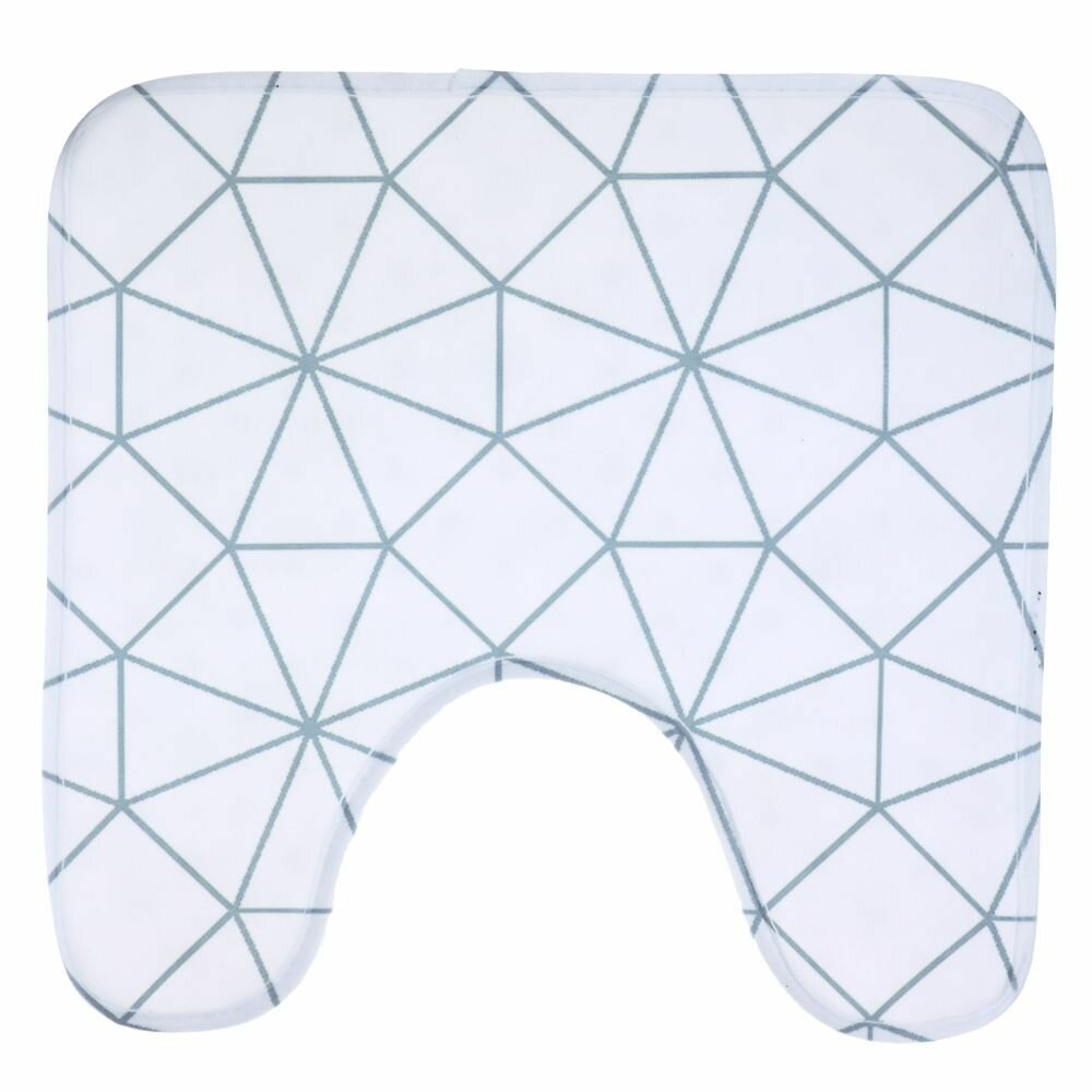 фото Коврик для туалета флисовый 0,5 см, 45x45 см