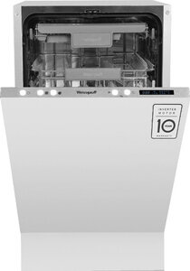 Посудомоечная машина Weissgauff Посудомоечная машина Weissgauff BDW 4573 D узкая белый
