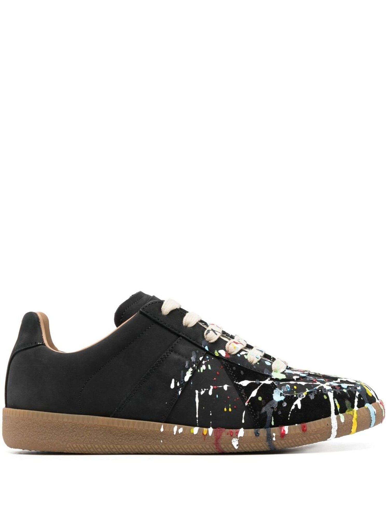 Кроссовки Maison Margiela Paint Replica, размер 35 EU, черный