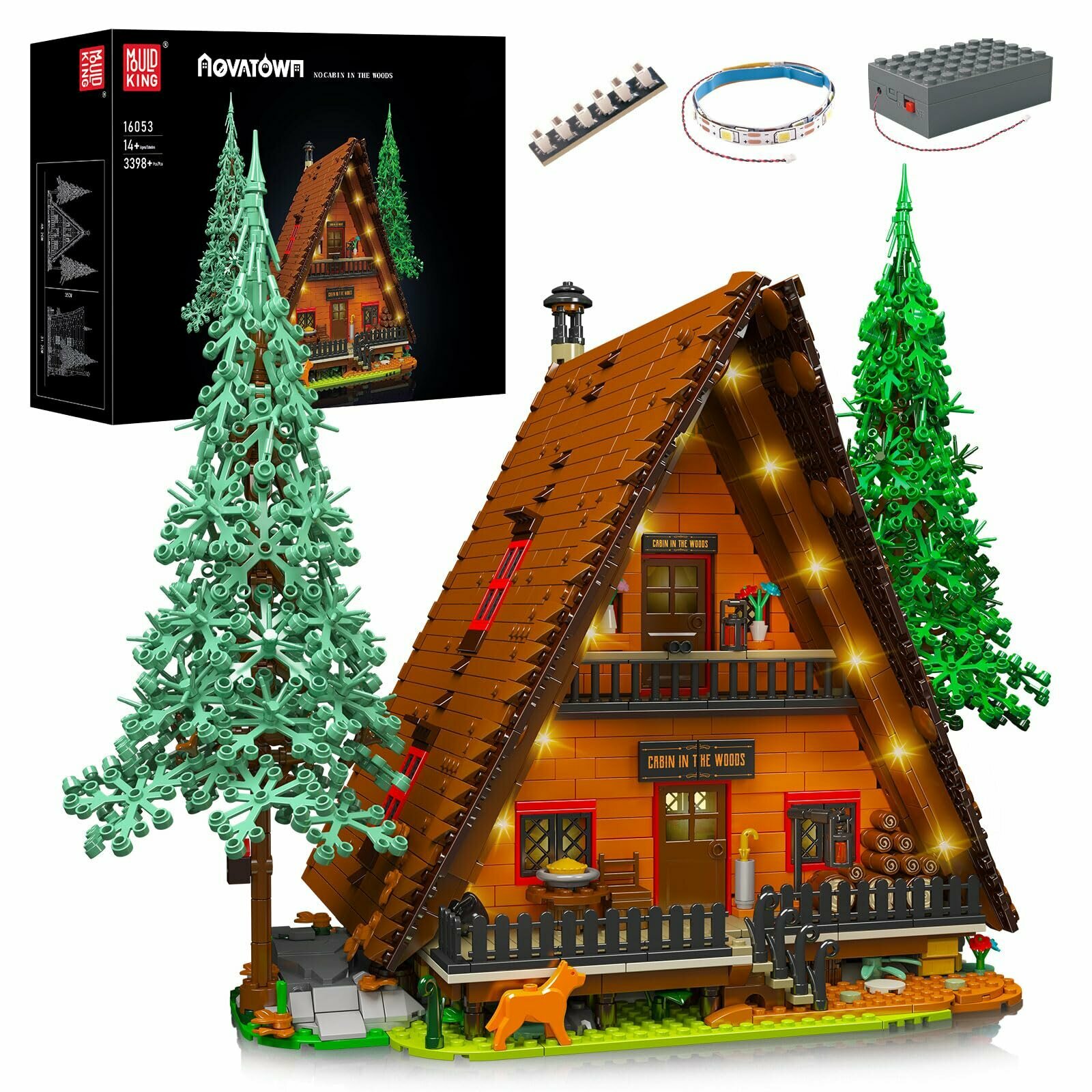 Конструктор Mould King 16053 Домик в лесу,3398деталей