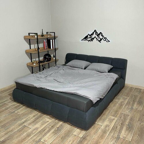 VIERO Кровать Касабланка мягкое изголовье с размером спального места 160х200 с ортопедическим основанием и подъемным механизмом 57870₽