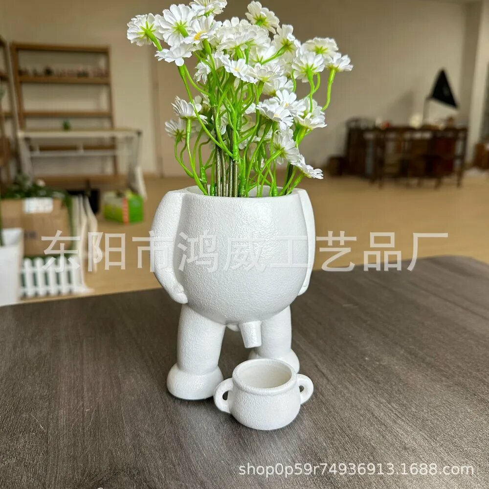 Горшок для цветов 14 см х 15 см х 16 см 1 шт14 Горшок для цветов Смола3p3l1912357058