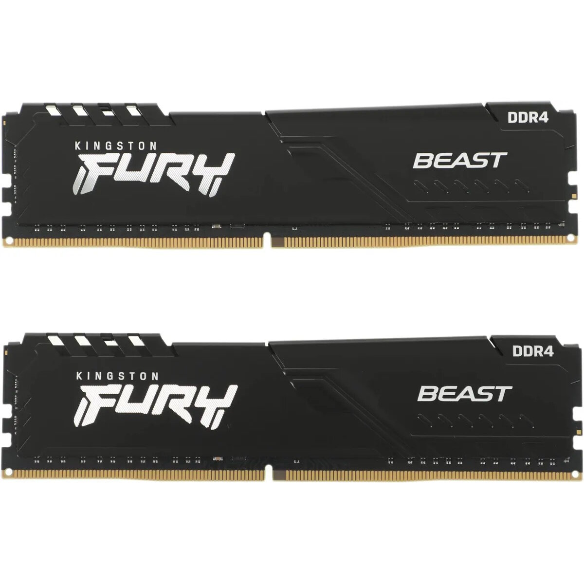 Оперативная память Kingston Fury Beast KF436C17BBK2/16 2x8 Гб, 16 Гб, DDR4, DIMM, 3600 МГц