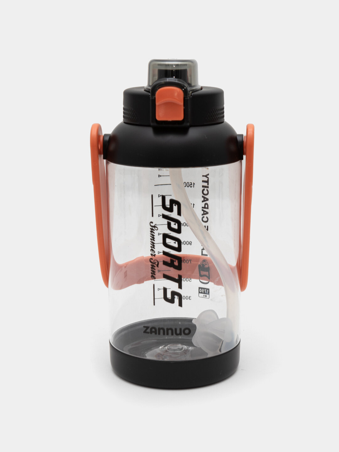 Шейкер-бутылка General Fitness, для воды, с трубочкой, клапан, для детей — фото 1