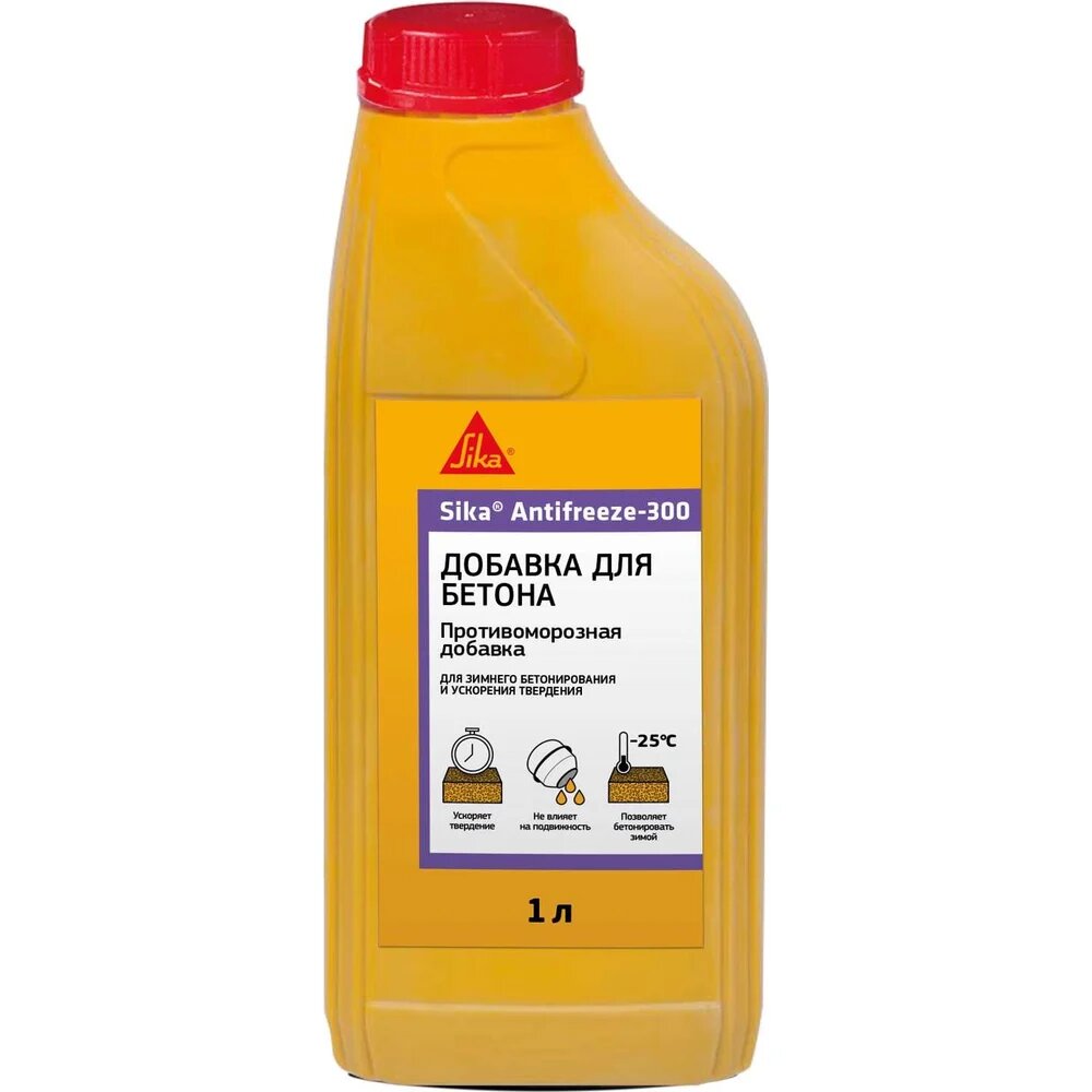 SIKA Antifreeze 300 Канистра 1л  Противоморозная добавка для бетонов и растворов 670429