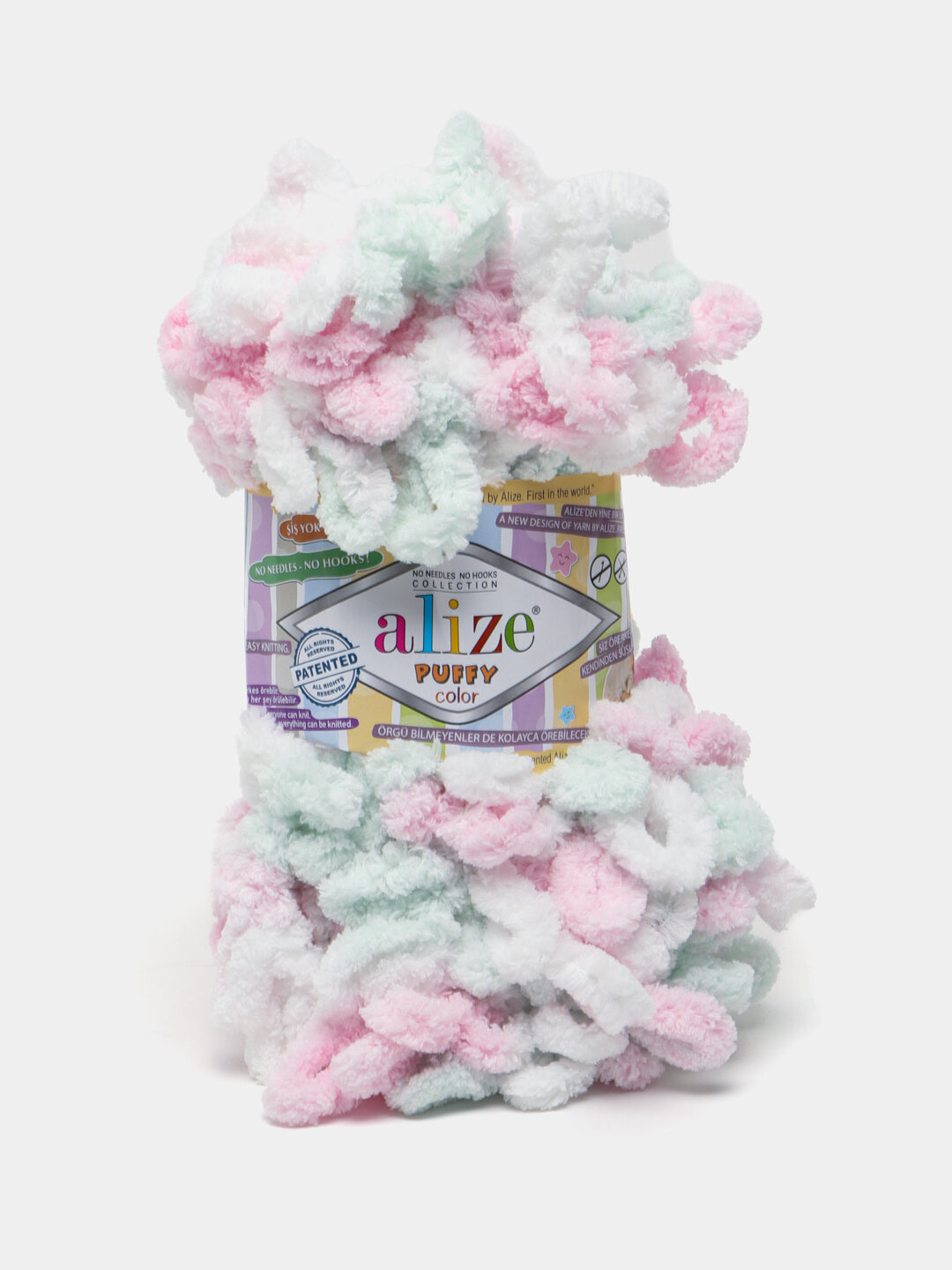 Пряжа с большими петельками Puffy Alize, разные цвета