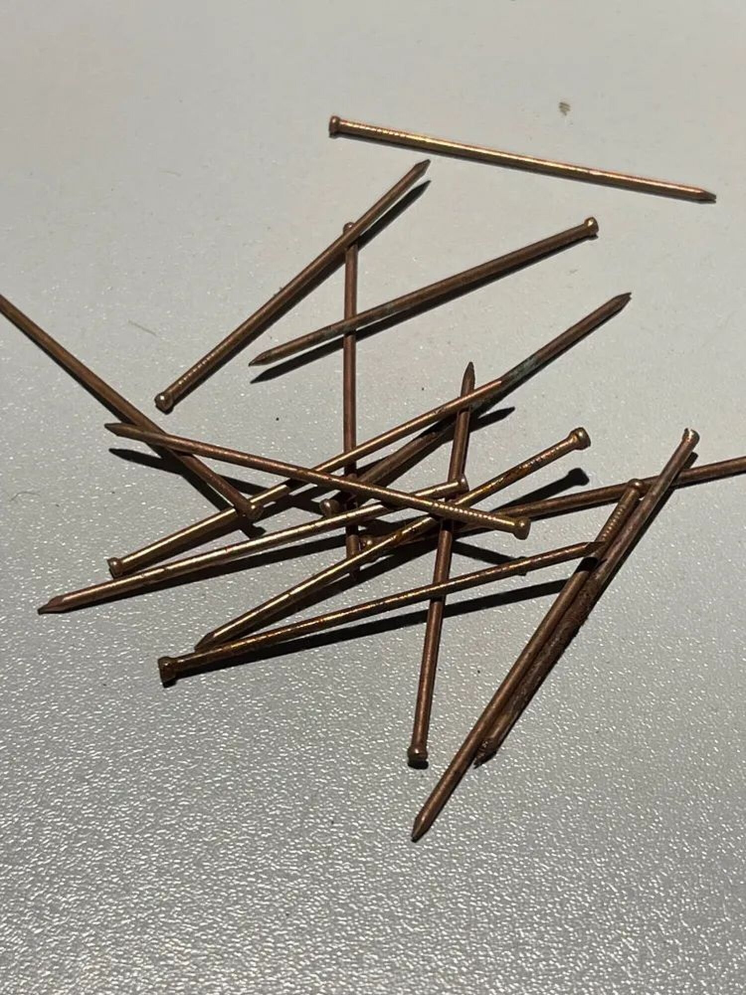 Гвозди Шпунтик финишные омеднённые 1.4x45 мм 100 штук в упаковке