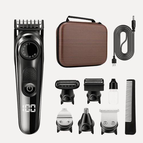 Изображение товара Машинка для стрижки волос Xiaomi Youpin LM-1832, 5 в 1, нержавеющая сталь