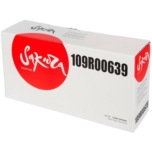 Картридж SAKURA 109R00639 для XEROX черный , 3000 стр картридж sakura 109r00639 3000 стр черный