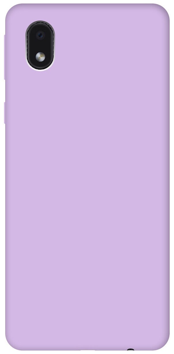 Чехол - накладка Silky Touch для Samsung Galaxy A01 Core, M01 Core сиреневый