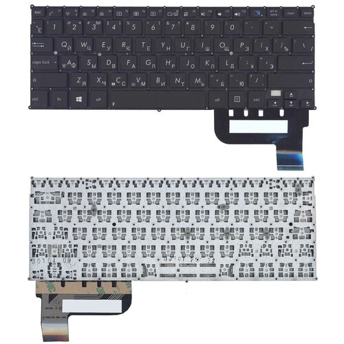 Клавиатура для ноутбука Acer Aspire R7-571 черная c подсветкой широкий Enter 1750₽