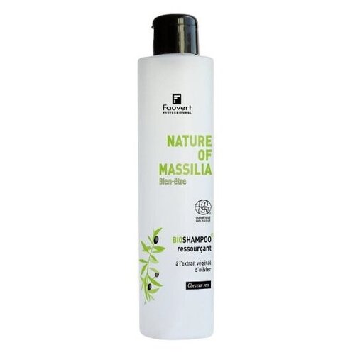 FAUVERT Биошампунь Nature of Massilia реконструирующий с натуральным экстрактом оливы, 1000 мл