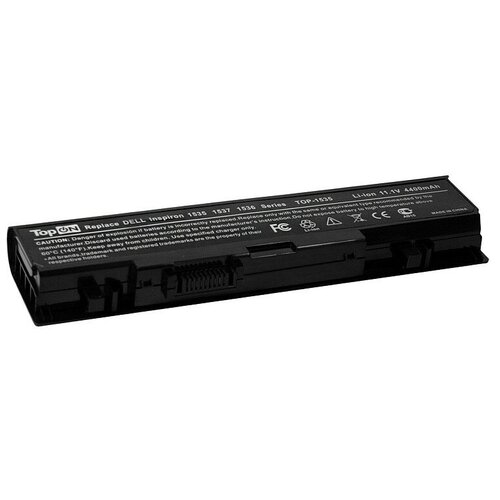 фото Аккумуляторная батарея topon для ноутбука dell studio 1555 11.1v (4400mah)
