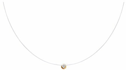 Колье Diamant online, золото, 585 проба, фианит
