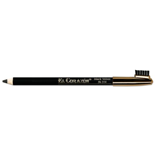 Купить EL Corazon карандаш для бровей Карандаш для бровей с щеточкой, оттенок 314 Black Velvet