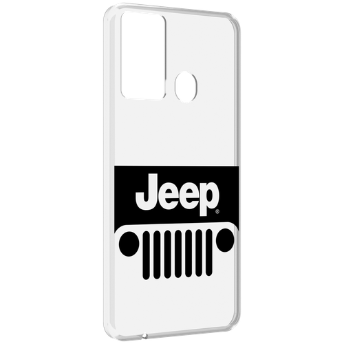 Чехол MyPads jeep-джип-3 мужской для ITEL P37 / ITEL Vision 2S задняя-панель-накладка-бампер