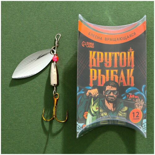 фото Блесна вращающаяся теропром 9080514 lx-16 «крутой рыбак»,12 гр, 4 см командор