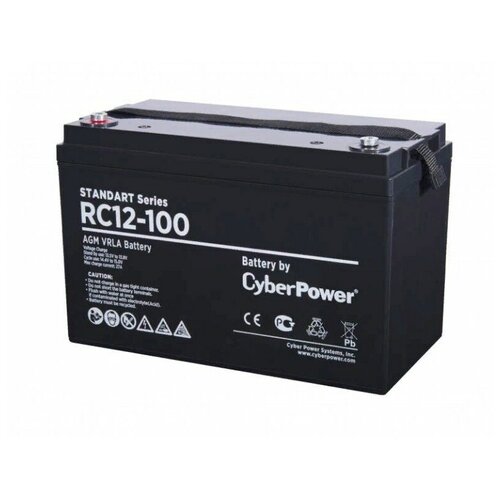 Аккумуляторная батарея для ИБП SS CyberPower RС 12-100 (арт. RС 12-100) источник бесперебойного питания cyberpower rс 12 65 12v 65ah