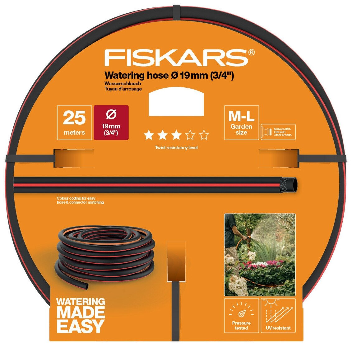 Шланг Fiskars 1027100 25м - фотография № 7