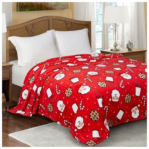 Плед 180х200см корал-флис 3420₽