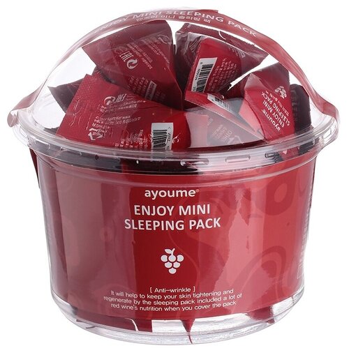 Ayoume MINI Маска для лица ночная AYOUME ENJOY MINI SLEEPING PACK 3гр*30