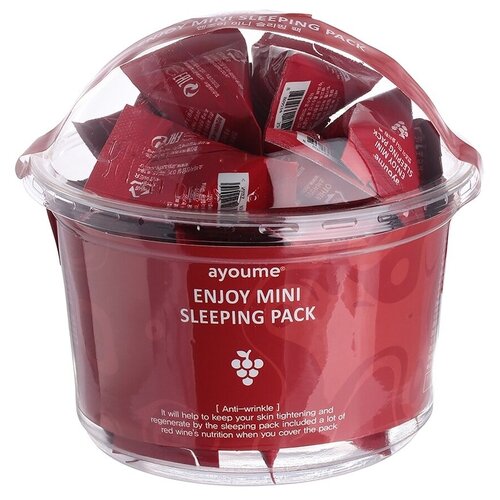 Ayoume MINI Маска для лица ночная AYOUME ENJOY MINI SLEEPING PACK 3гр*30 маска для лица ночная антивозрастная ayoume enjoy mini sleeping pack 3 30