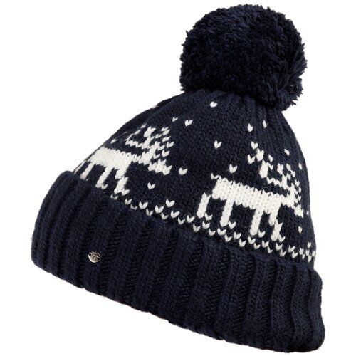 фото Шапка женская finn flare, цвет: темно-синий w19-12157_101, размер 56