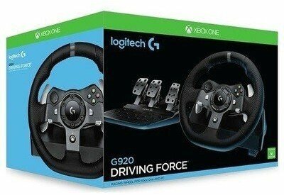 Руль Logitech G920 Driving Force — купить в интернет-магазине по низкой цене на Яндекс Маркете