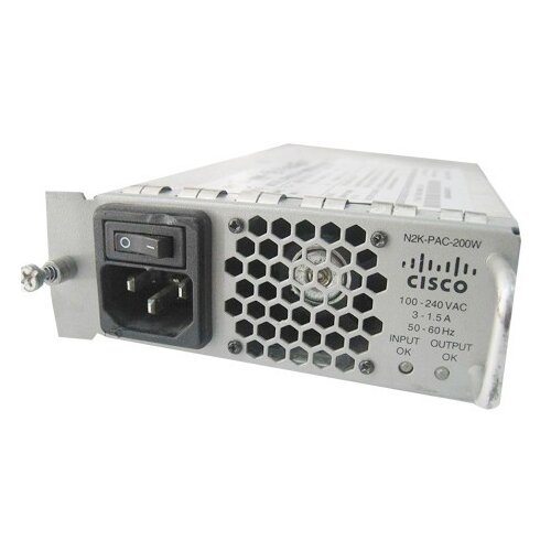 Блок питания Cisco N2K-PAC-200W блок питания cisco nexus nxa pac 500w pe