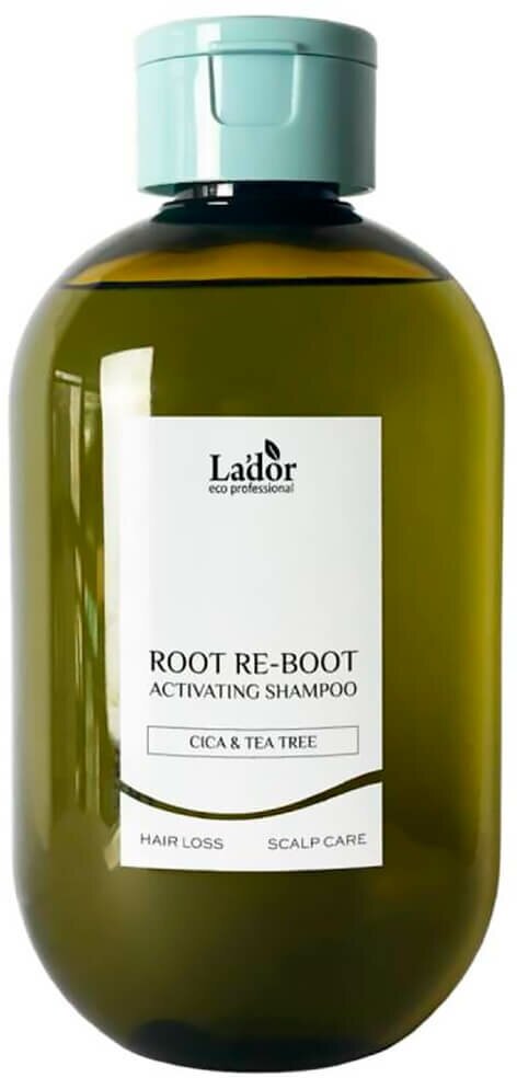 Шампунь Lador для жирной кожи головы с центеллой и чайным деревом Lador Root Re-Boot Activating Shampoo Cica & Tea Tree, 300 мл