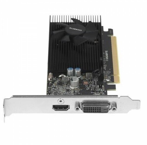 Видеокарта GIGABYTE nVidia GeForce GT 1030 , , 2Гб, DDR4, Low Profile, Ret - фото №9