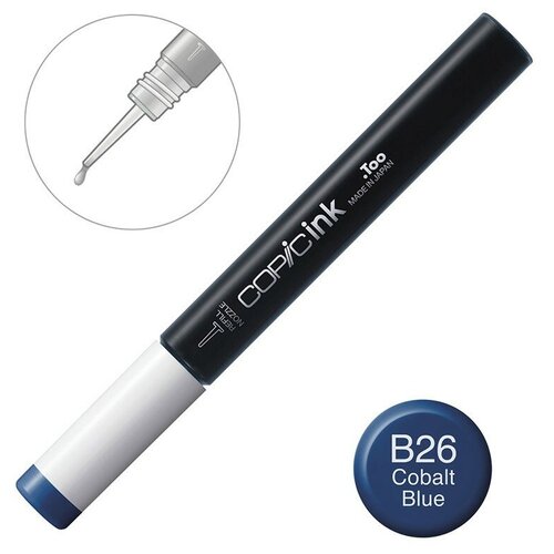 Художественный маркер COPIC Заправка для маркеров COPIC 12мл, B26 Кобальт синий
